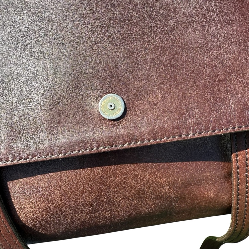Legacy Monterey 9829 Mahogany Leather Flap Crossbody Costa Rica - Picture 7 of 17